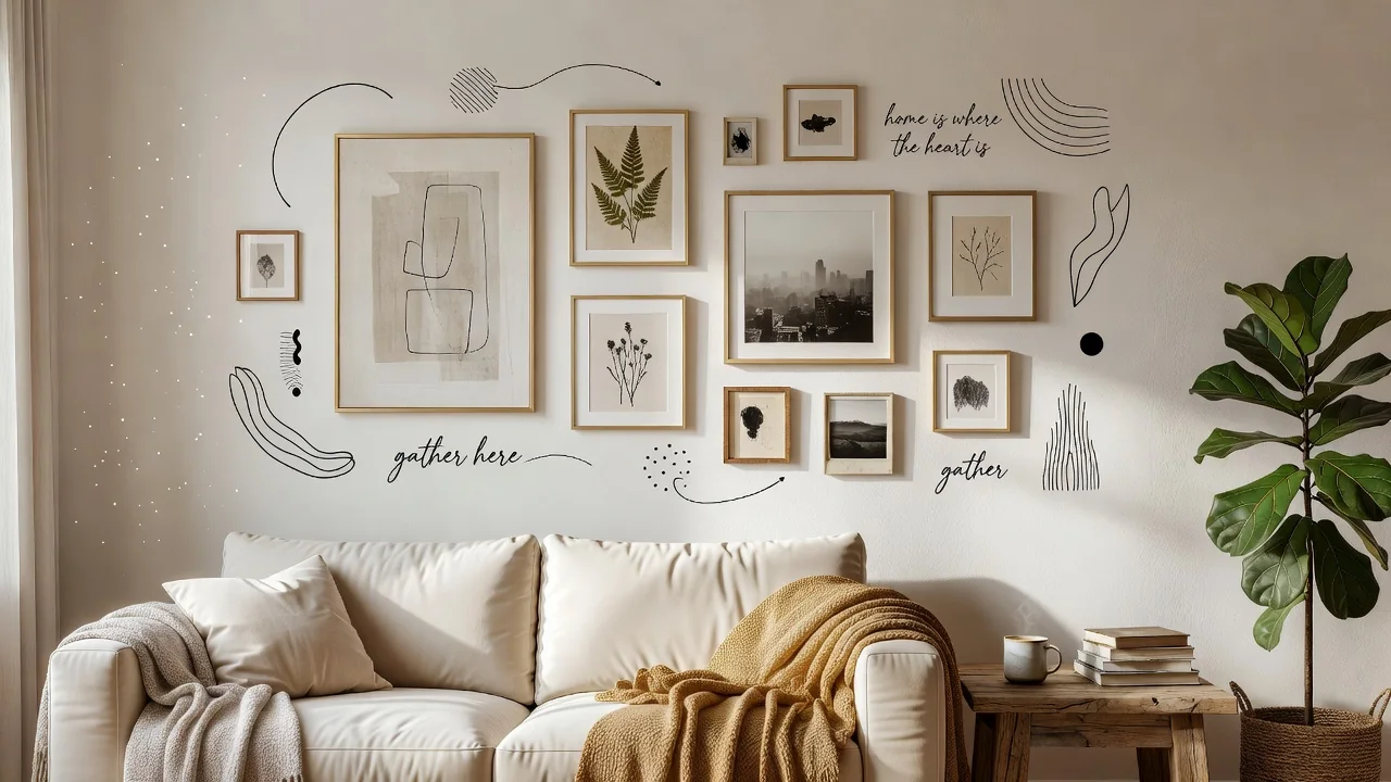 Ideas modernas para decorar paredes sin obras