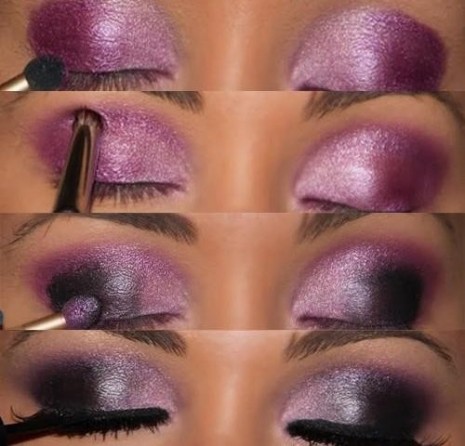 Dramatic-Purple-Smokey-Eyes-Makeup