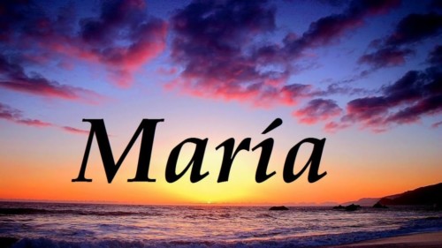 Imágenes del nombre Maria con animación