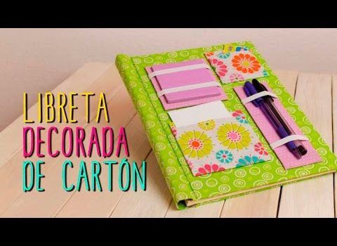 Decorar cuadernos con ideas originales y divertidas