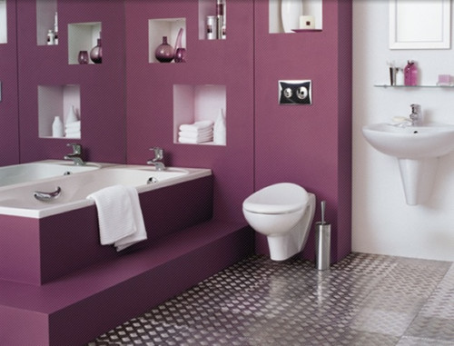 decoracion-de-banos-en-morado