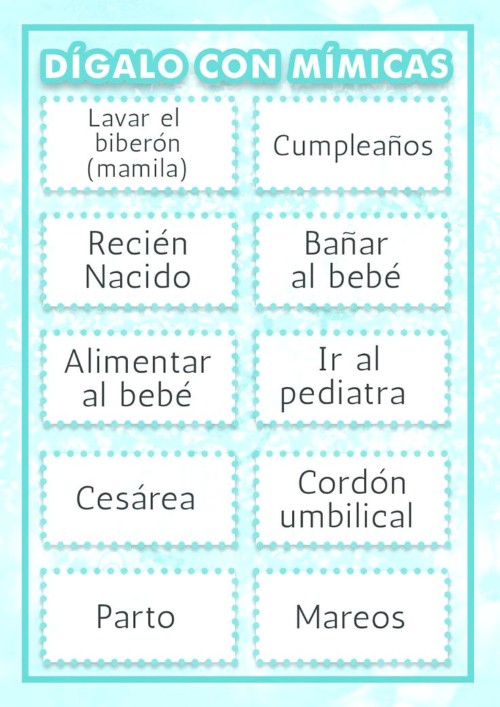 40 Ideas De Juegos Para Un Baby Shower Divertido
