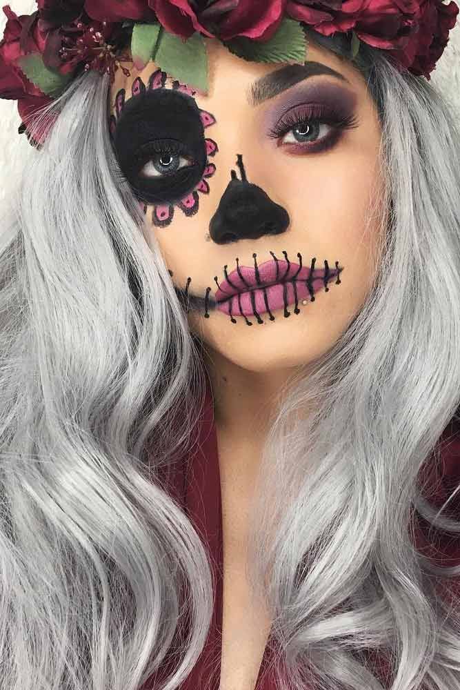  Ideas nuevas de Maquillaje de Catrina Mexicana para el Día de Muertos 【Mejores  】