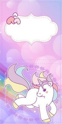 Invitaciones de Unicornio Gratis 【Para imprimir y personalizar】