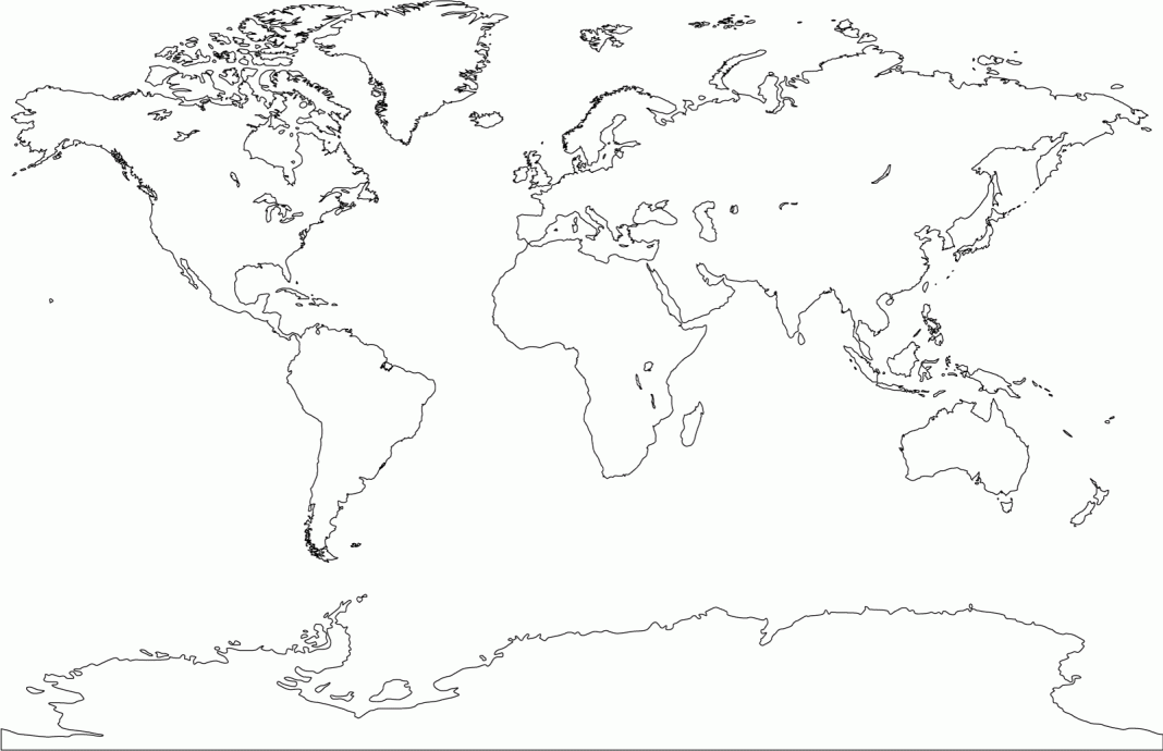 Mapamundi Grande: 17 Tipos De Mapamundis Para Descargar E Imprimir